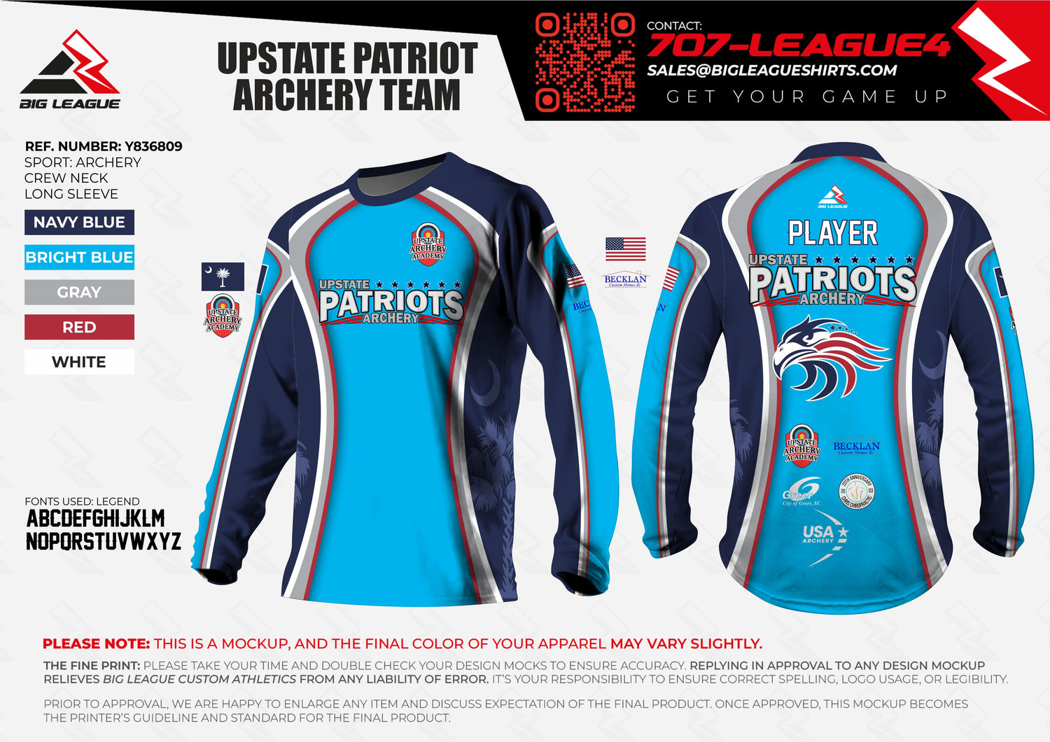 Long Sleeve / Blue