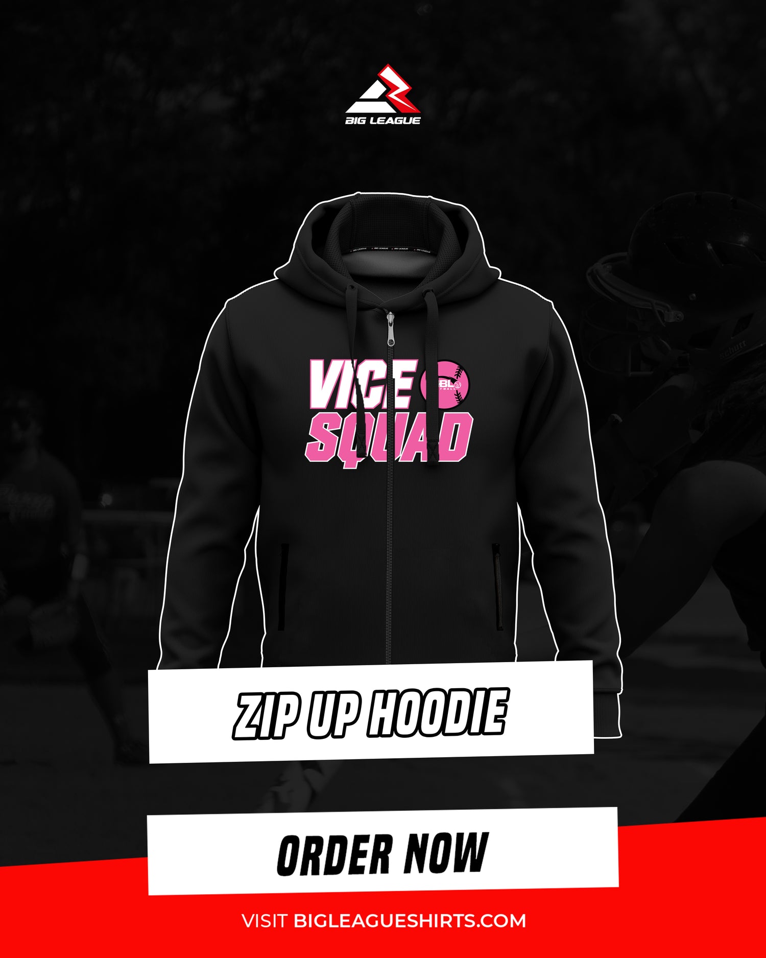 Full Zip Hoodie / Black