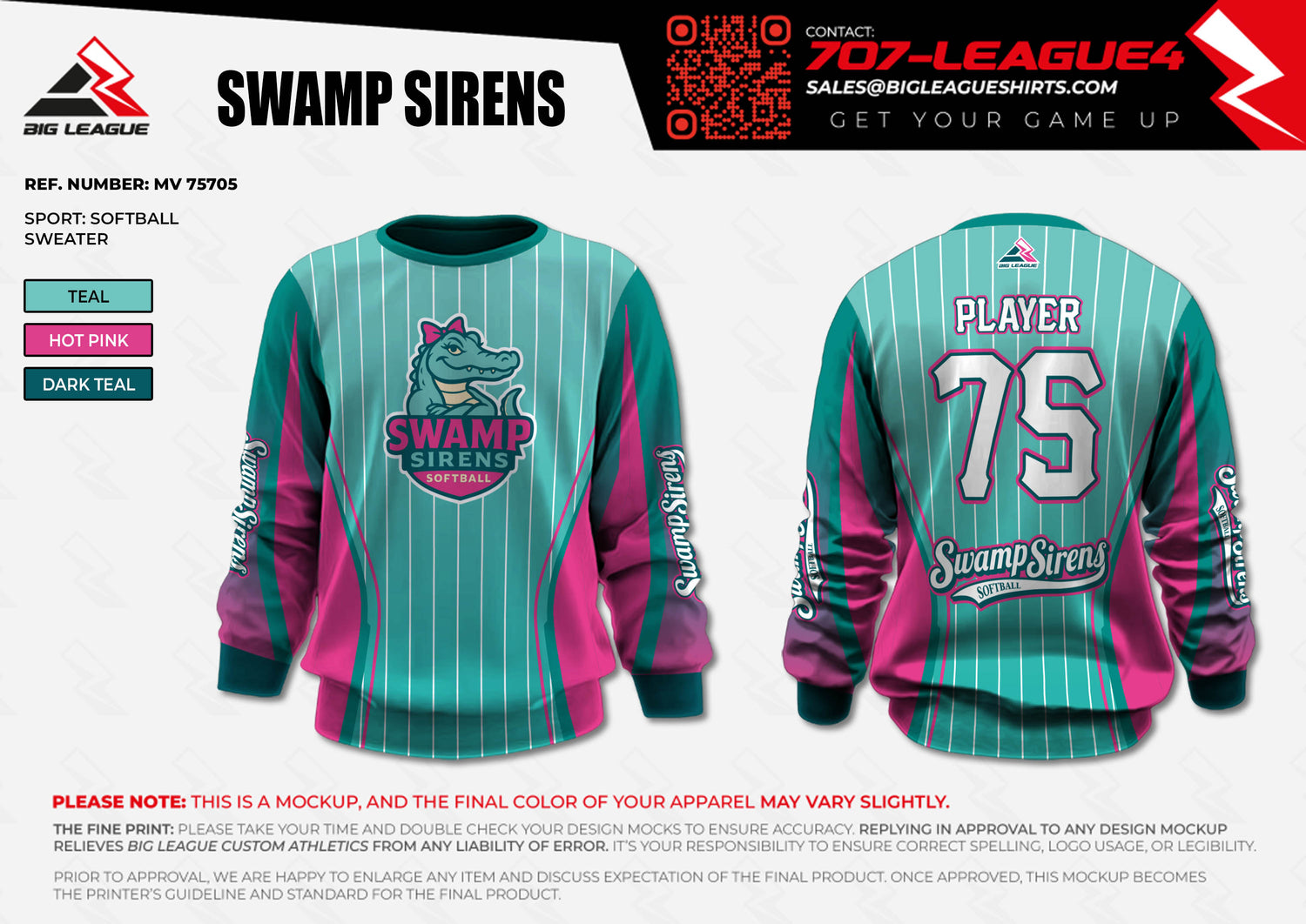Sweatshirt / Teal