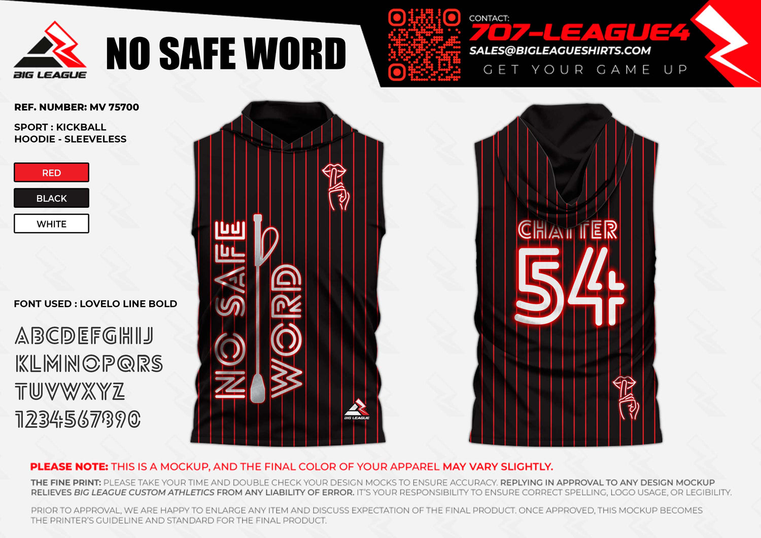 Hooded Sleeveless Jersey
