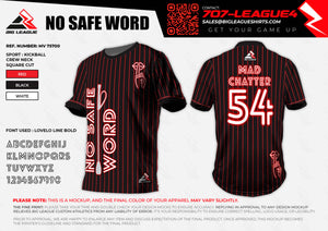 No Safe Word Team Store