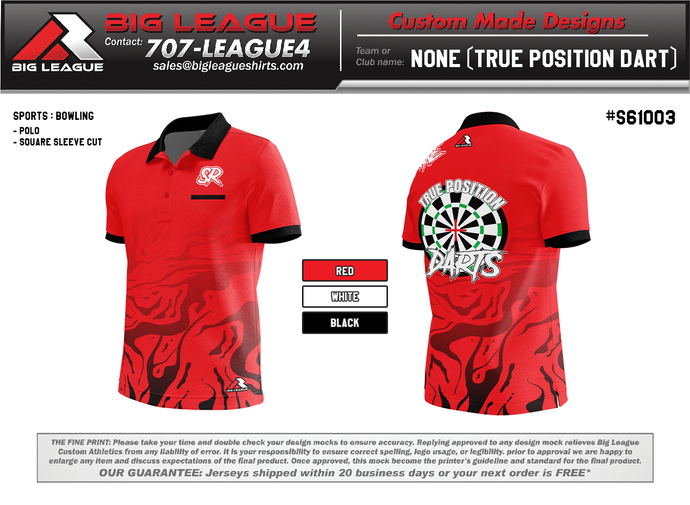 True Position Darts Team Store