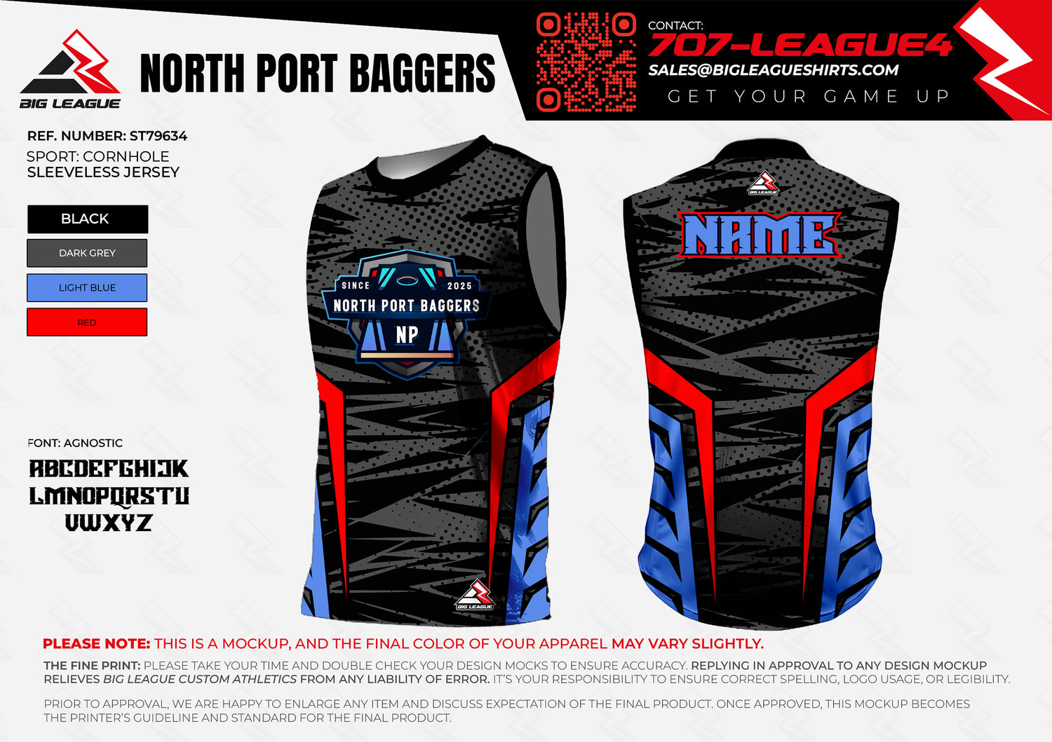 Sleeveless Jersey / Black