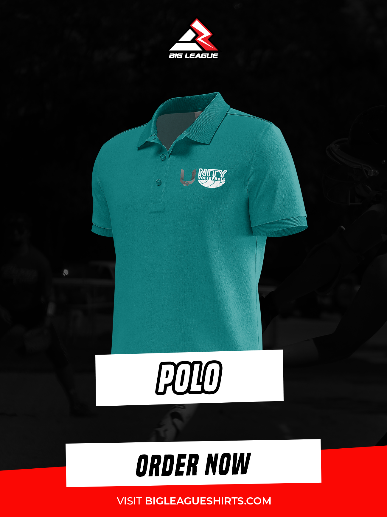 Polo / Teal White