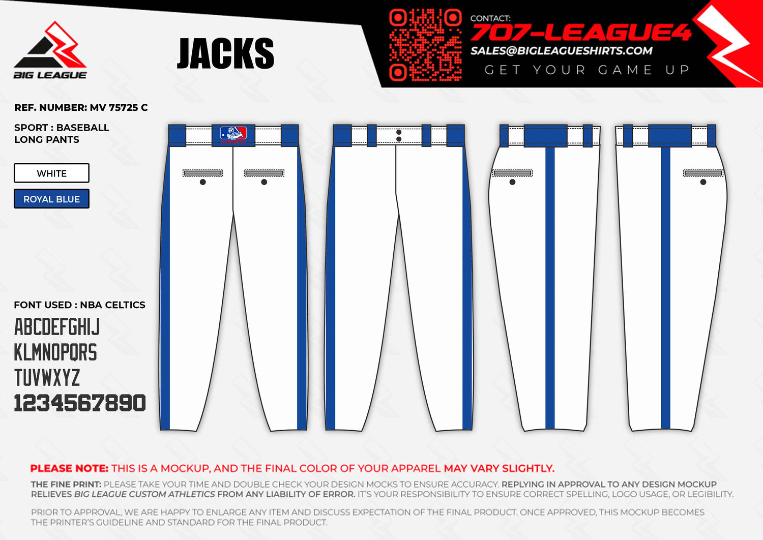 Full Length Pants / White