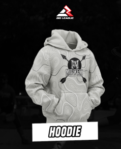 Contour lines Hoodie / Whtie