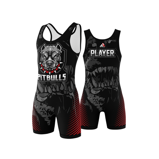 Pitbulls Wrestling