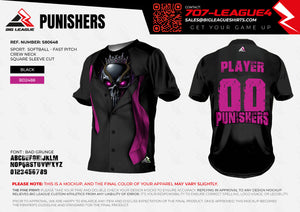 Punishers  Girls Fastpitch Softball Team Store