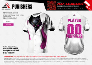 Punishers  Girls Fastpitch Softball Team Store