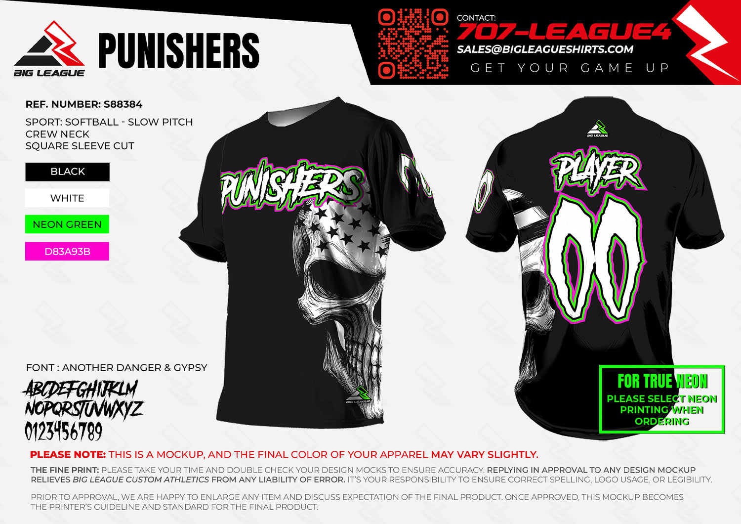 Jersey / Skull - White Text (Outline)