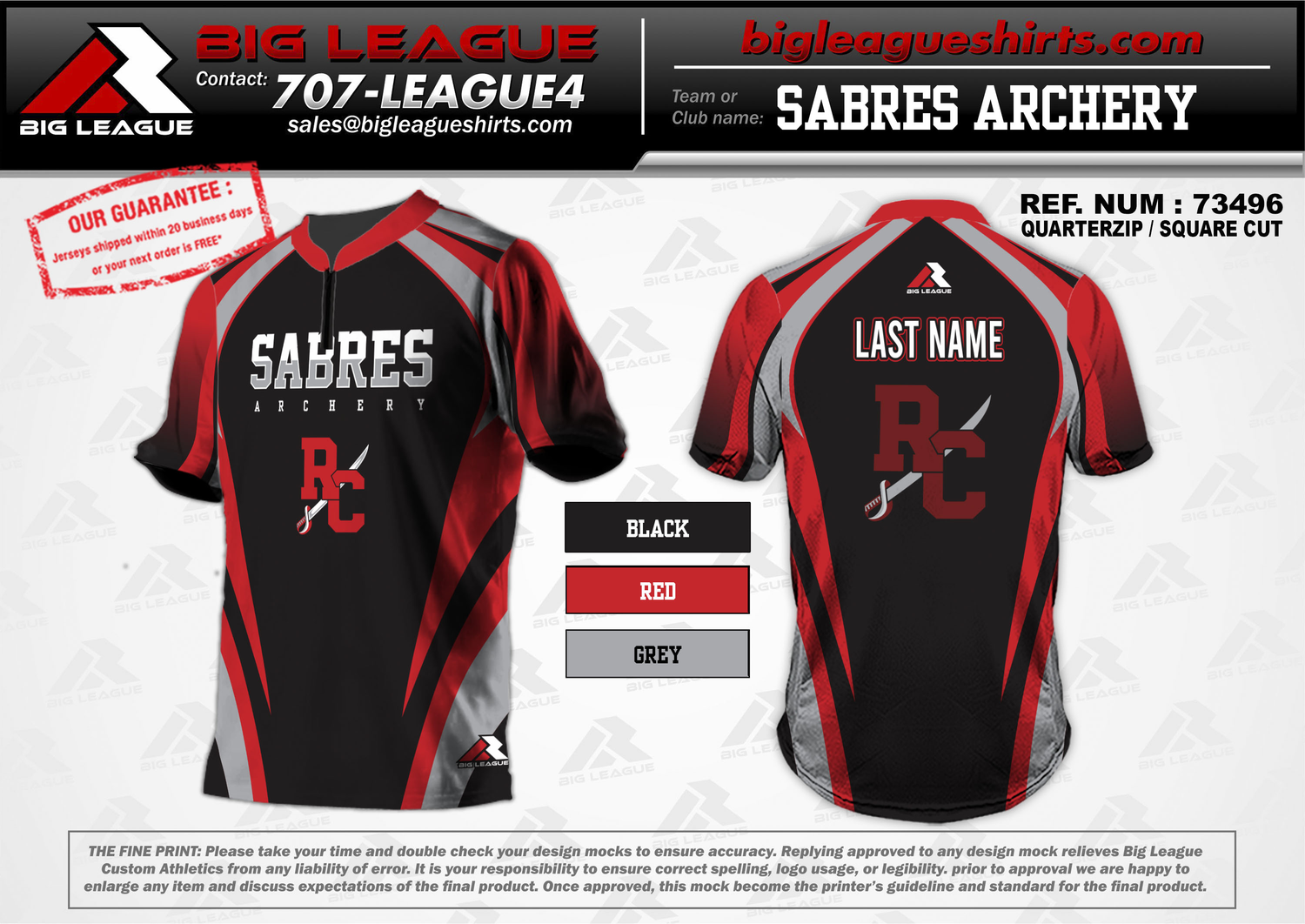1/4 Zip Jersey