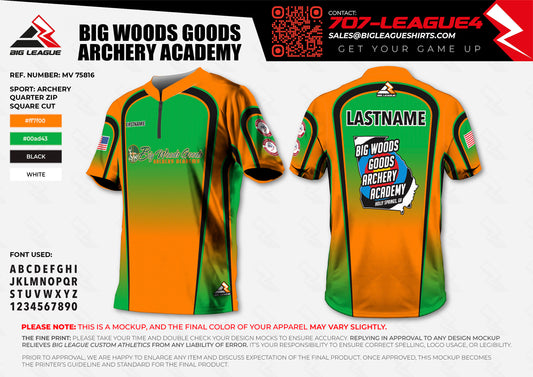Big Woods Goods Archery Academy Team Store