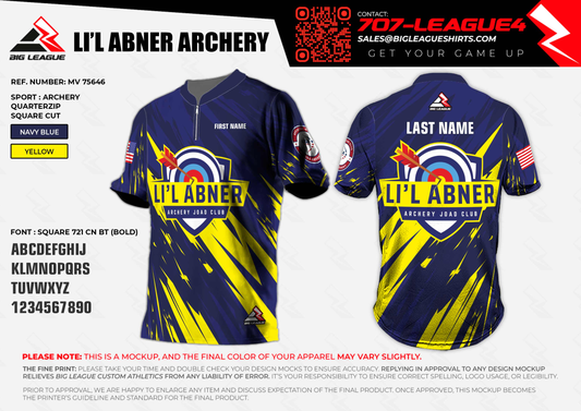 Li'l Abner Archery Club Team Store