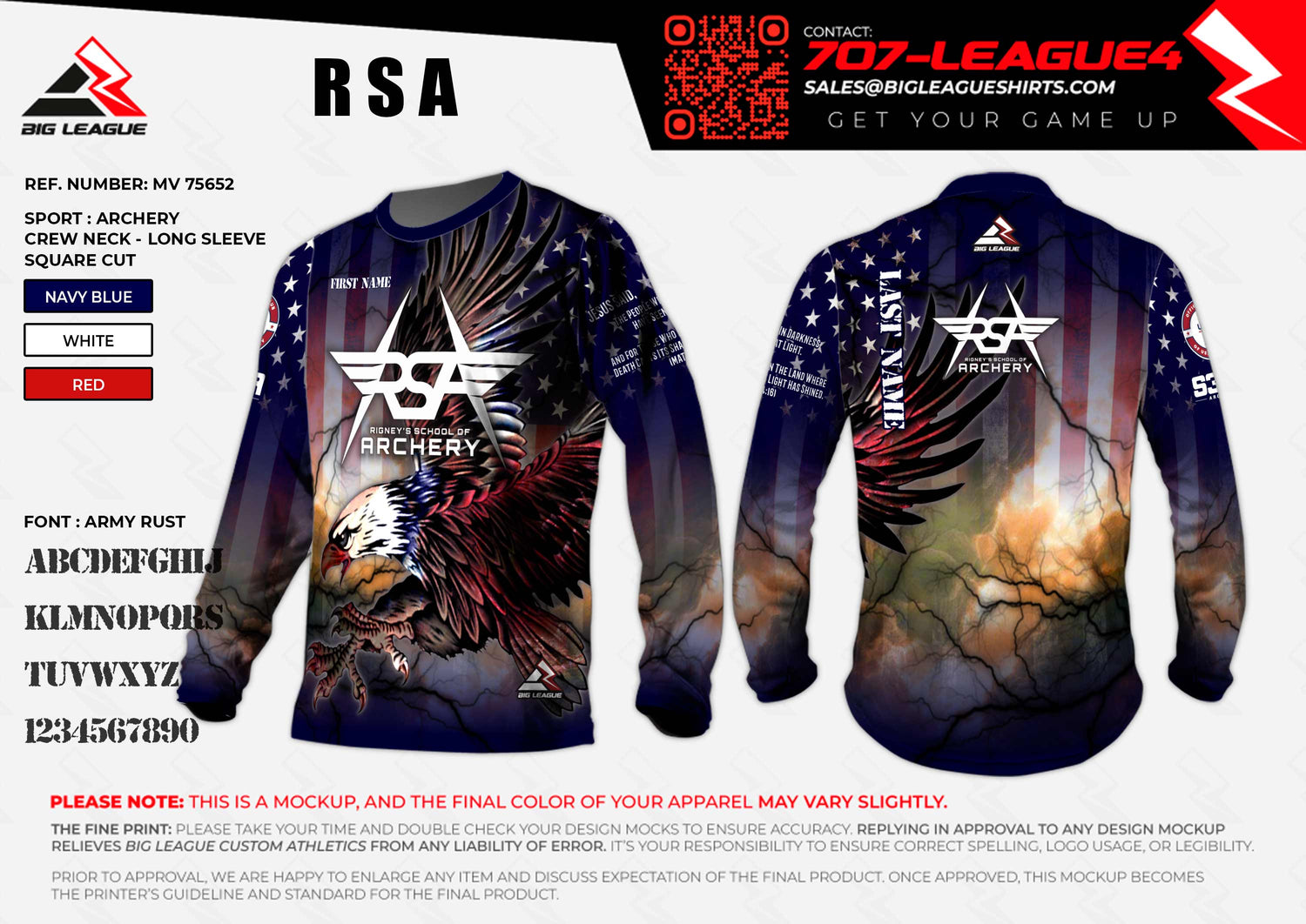 Long Sleeve Jersey / Eagle