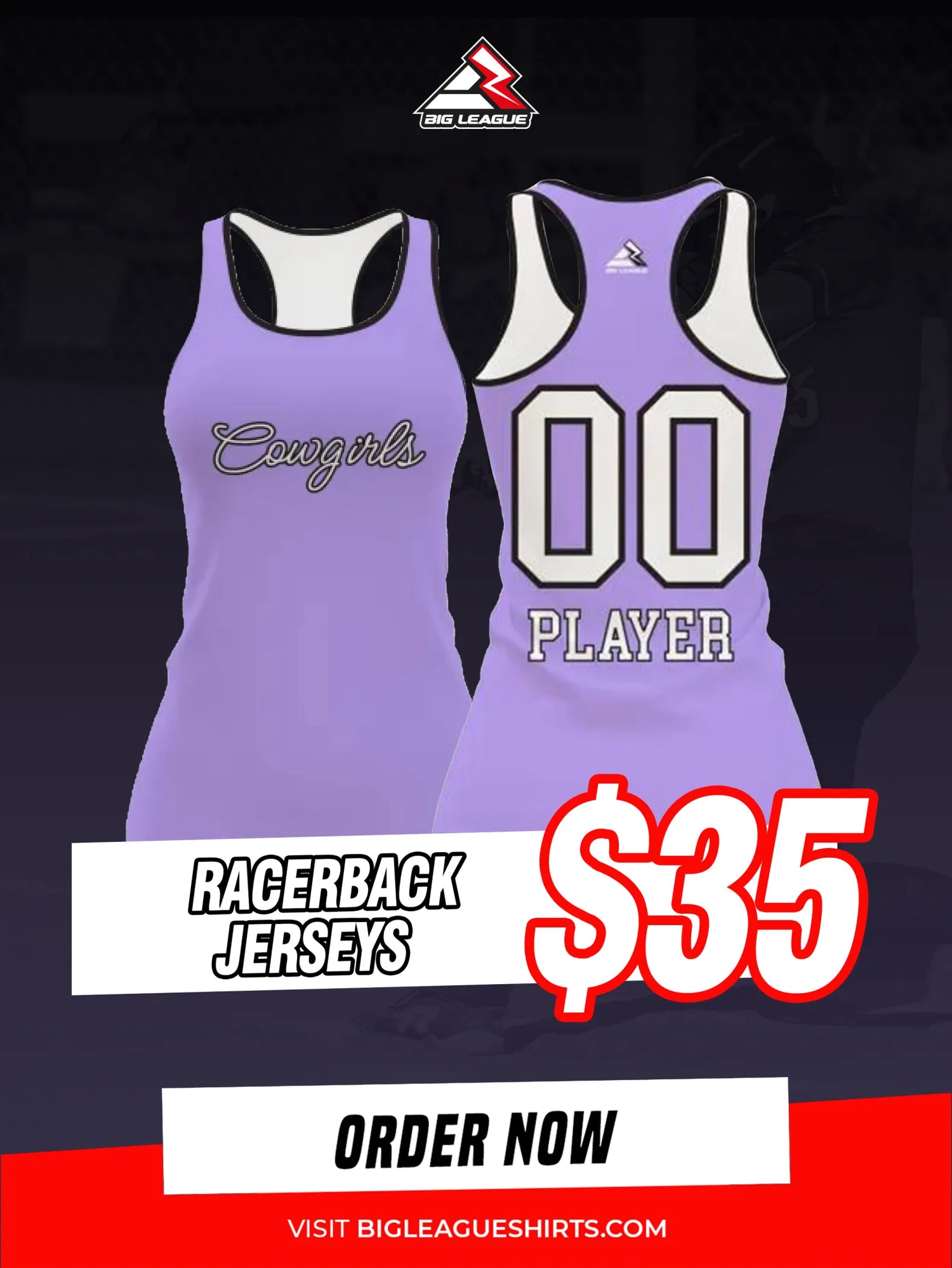 Racerback Jerseys / Purple