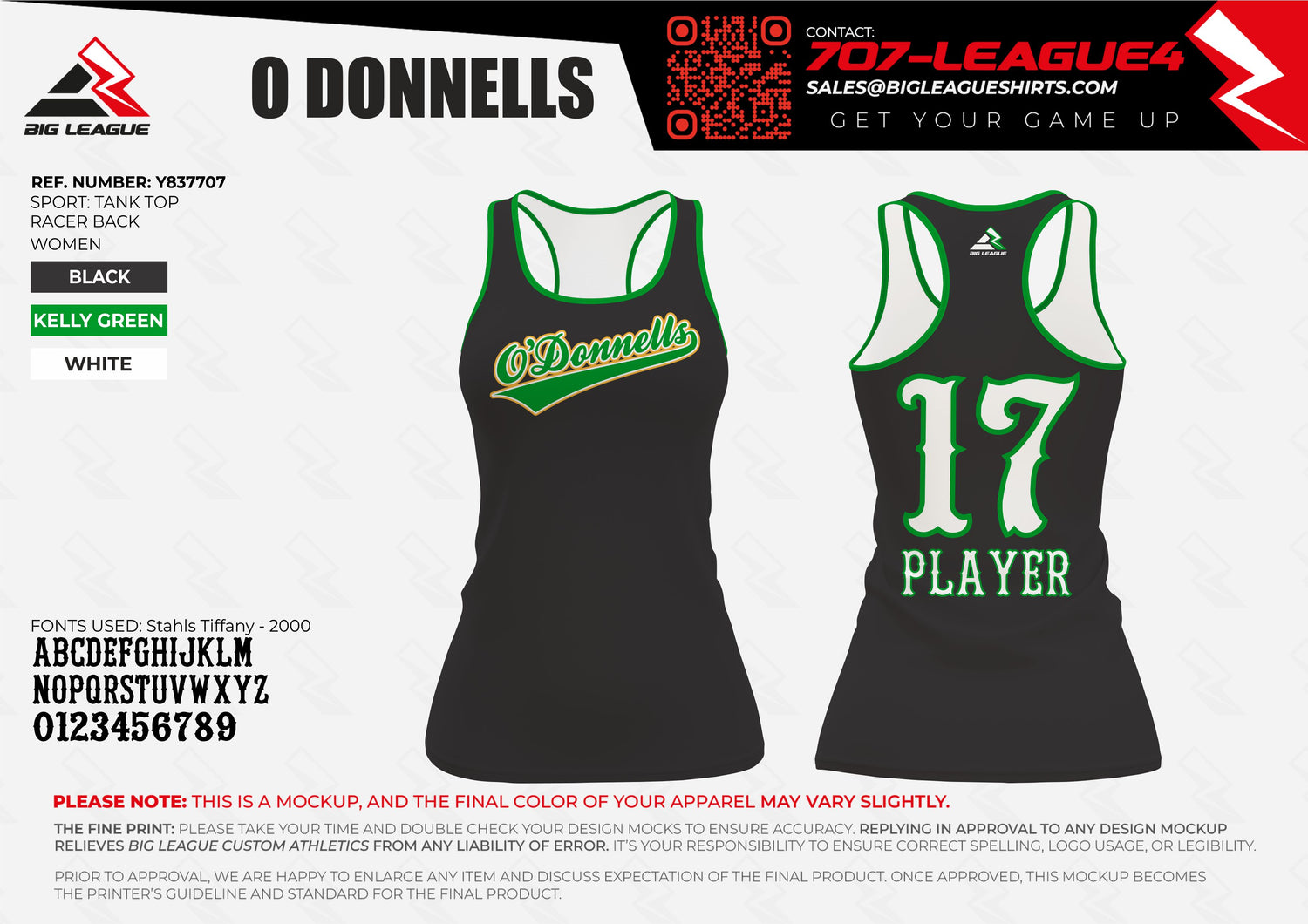 Racerbacks / Black