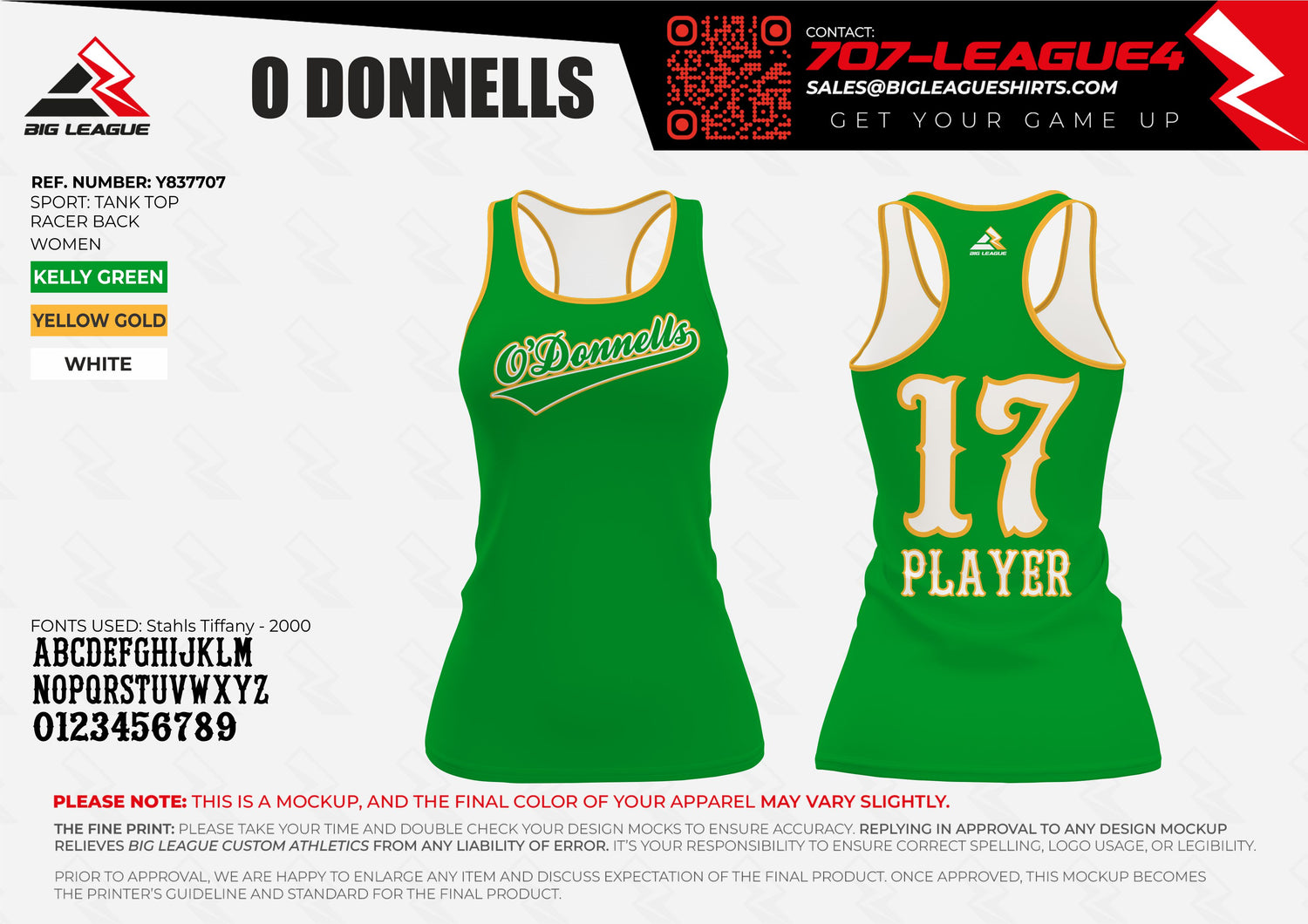 Racerbacks / Green
