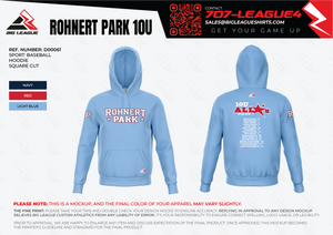 Rohnert Park Baseball (Blue) Team Store