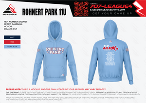 Rohnert Park Baseball (Blue) Team Store