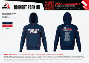 Rohnert Park Baseball (Blue) Team Store