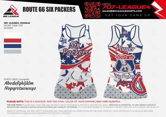 Racerback / Red White Blue