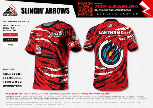 Slingin' Arrows Team Store