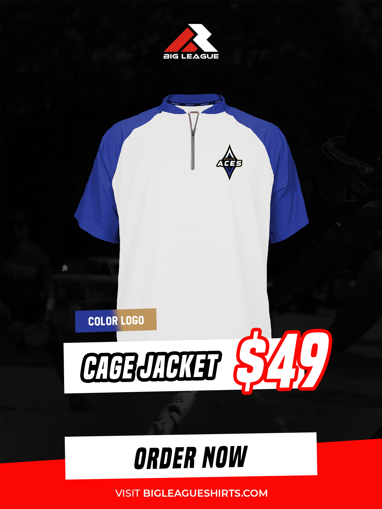 Cage Jacket Semo Aces – Big League Shirts