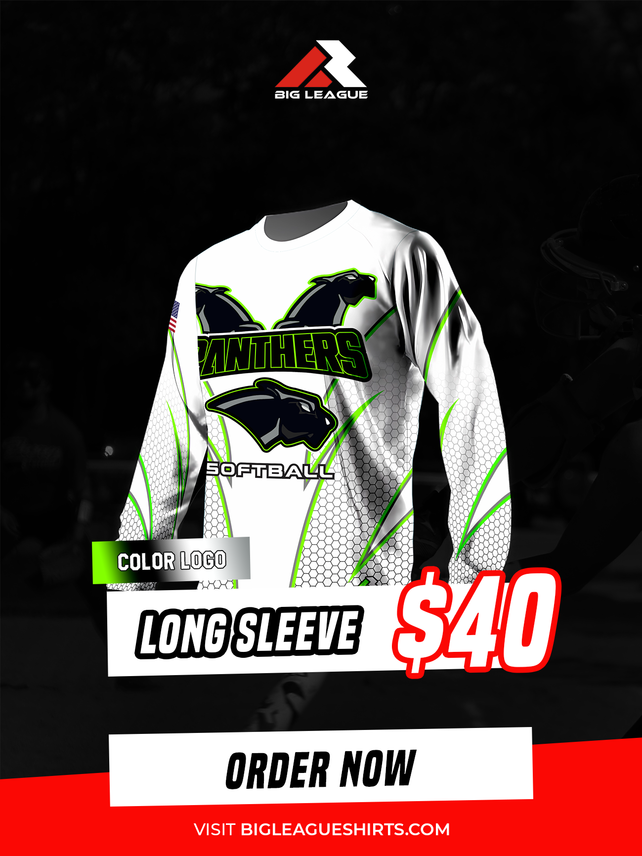 Panthers - Softball - Long Sleeve T-Shirt