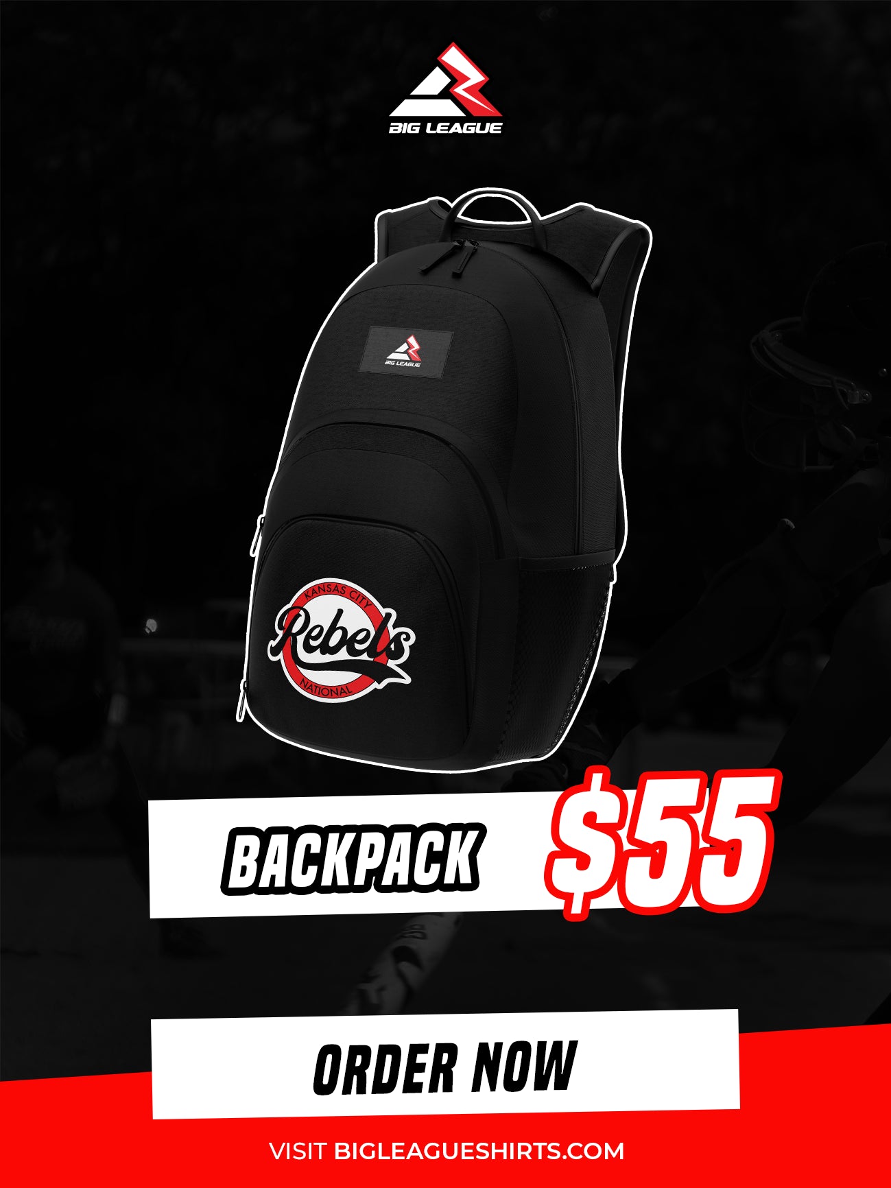 Back Pack (minimum of 7) / Black