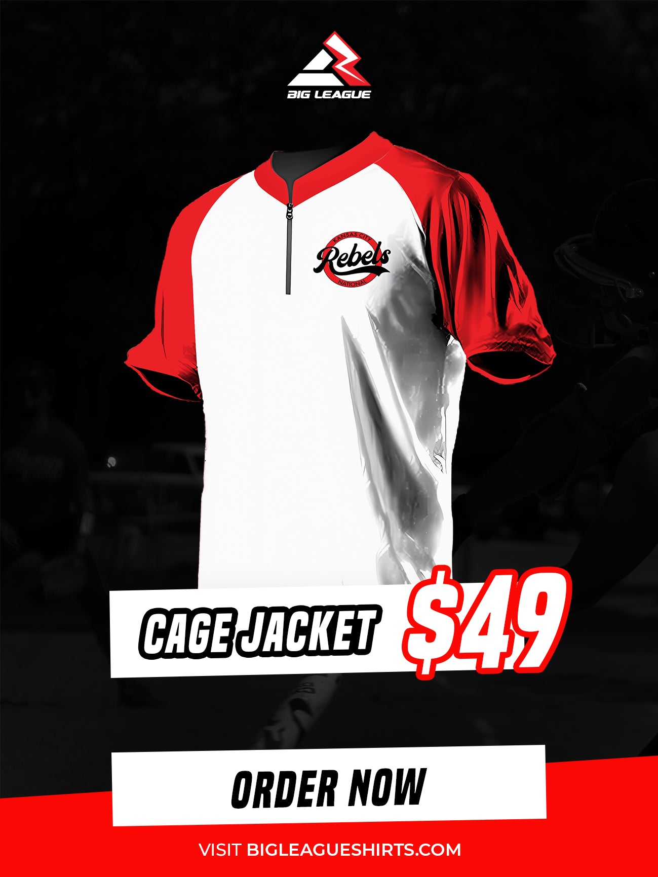 Cage Jacket / Red