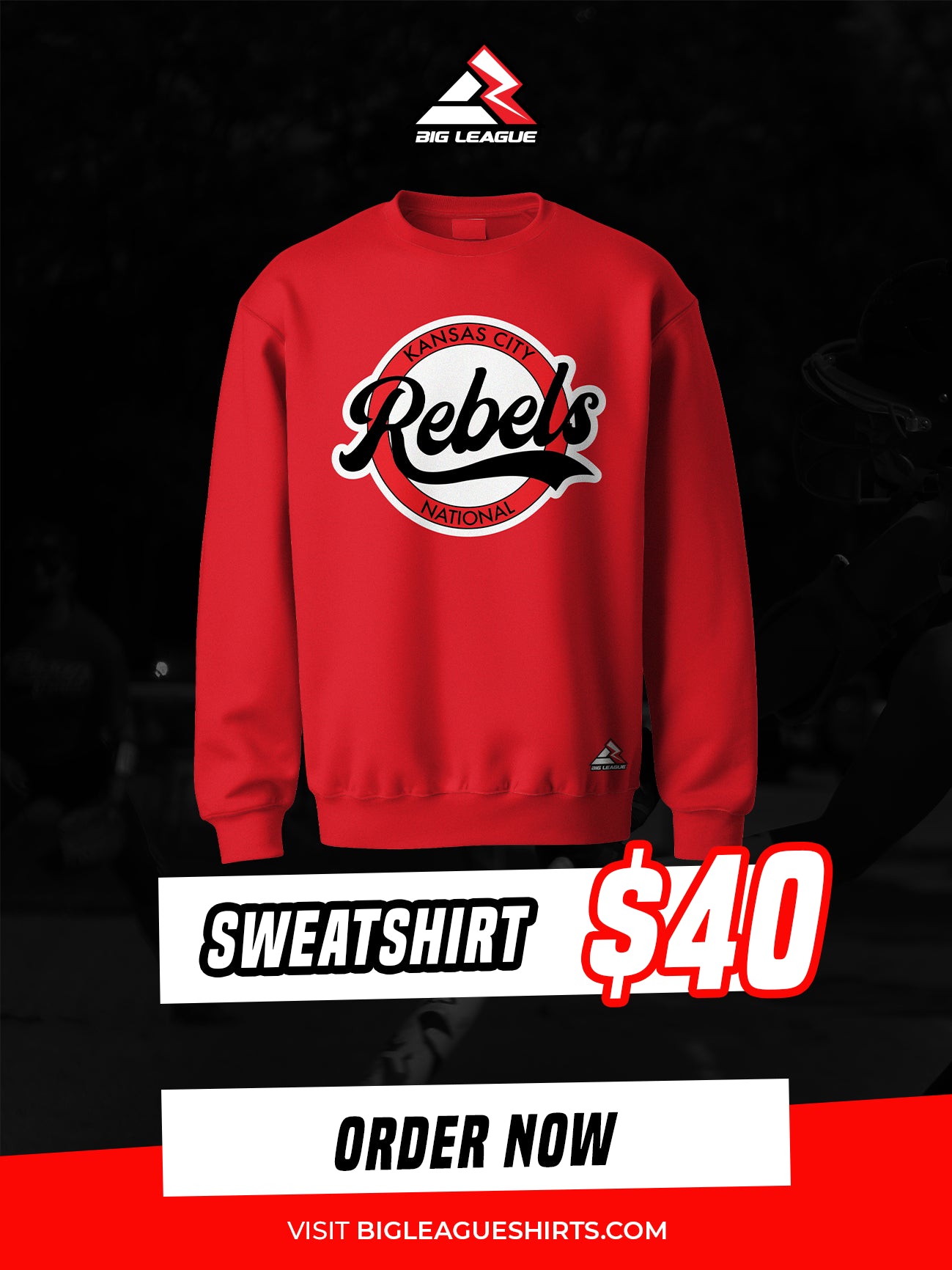 Sweatshirt / Red