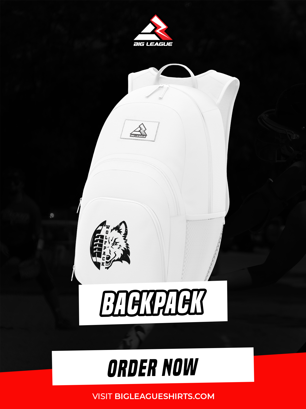 Backpack (minimum of 7) / White