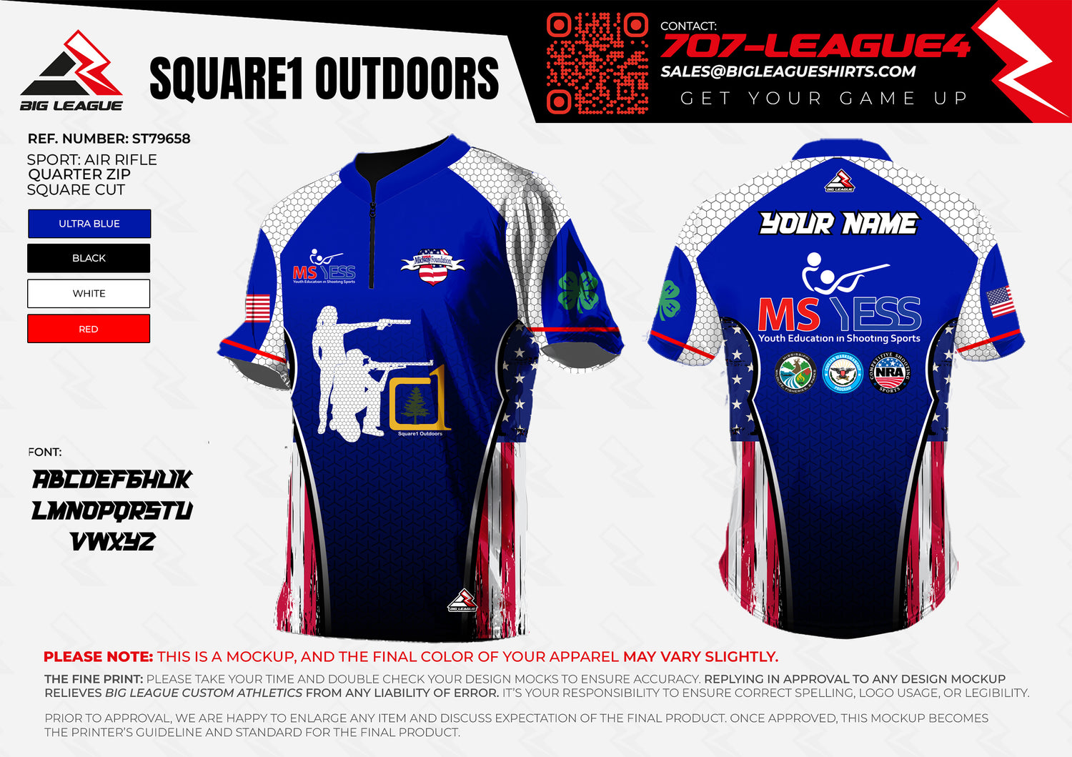 Quarter Zip / MS Youth Education in Shooting Sports