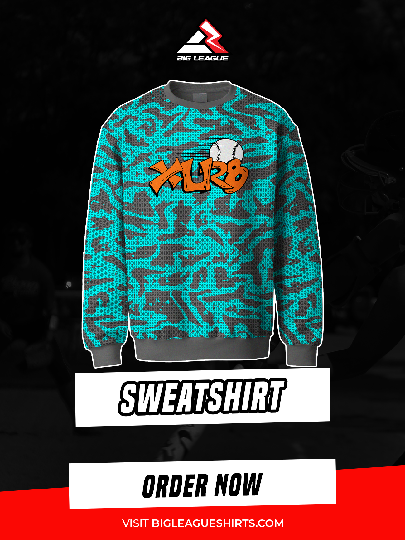 Sweatshirt / Cyan