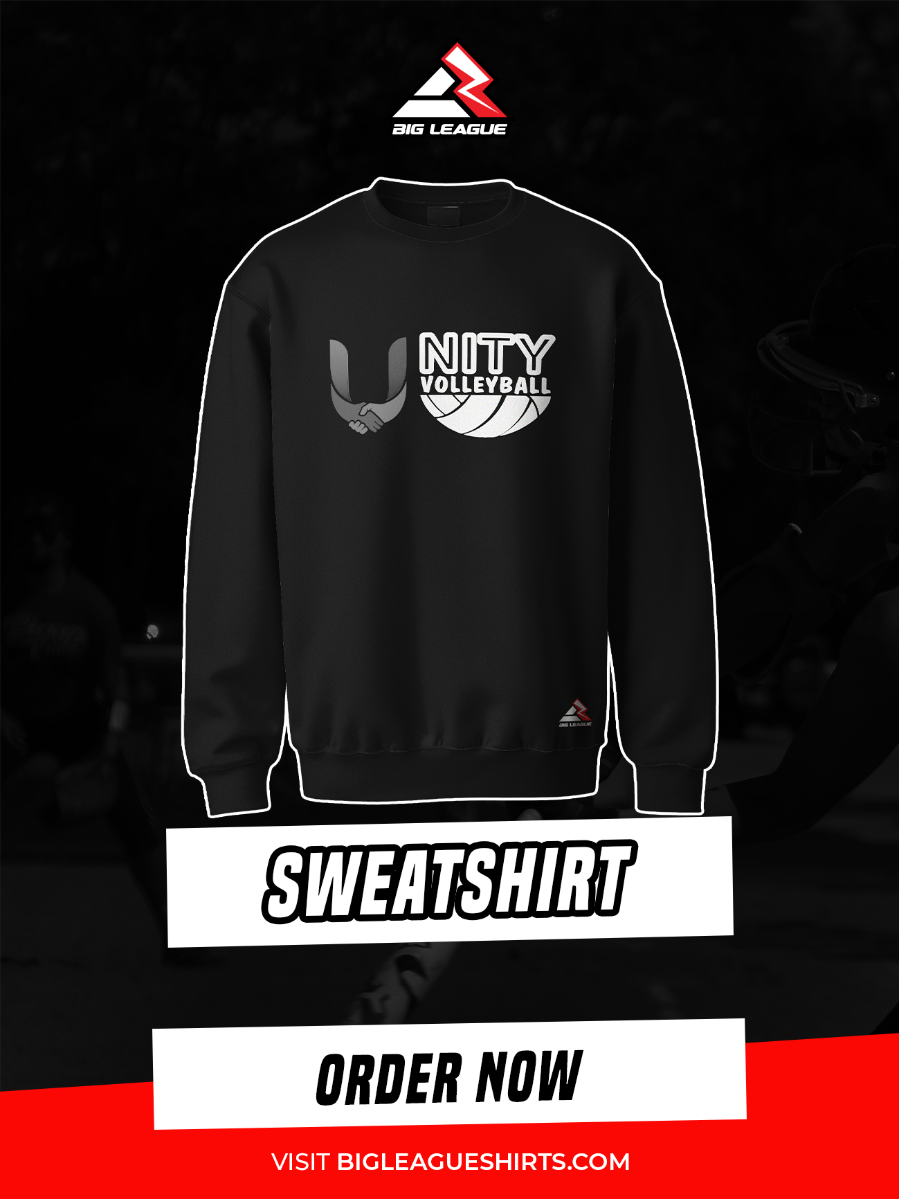 SweatShirt / Black White