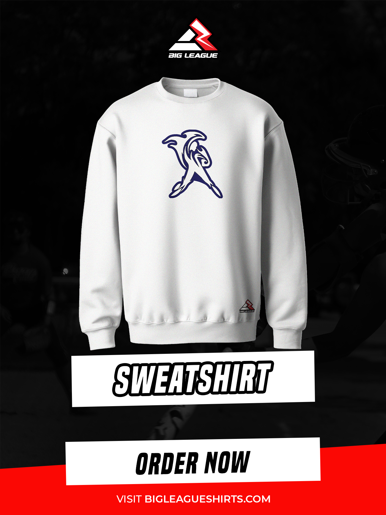 Sweatshirt / Fast Pitch / White