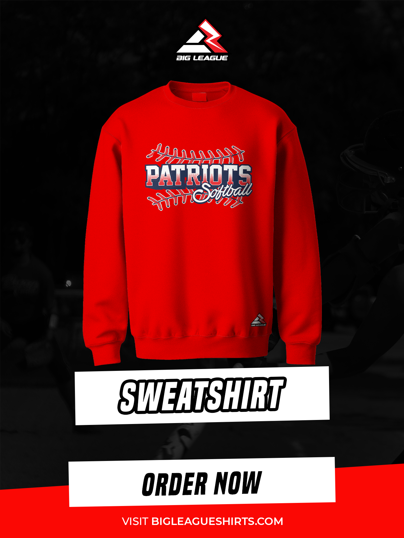 Sweatshirt / Red
