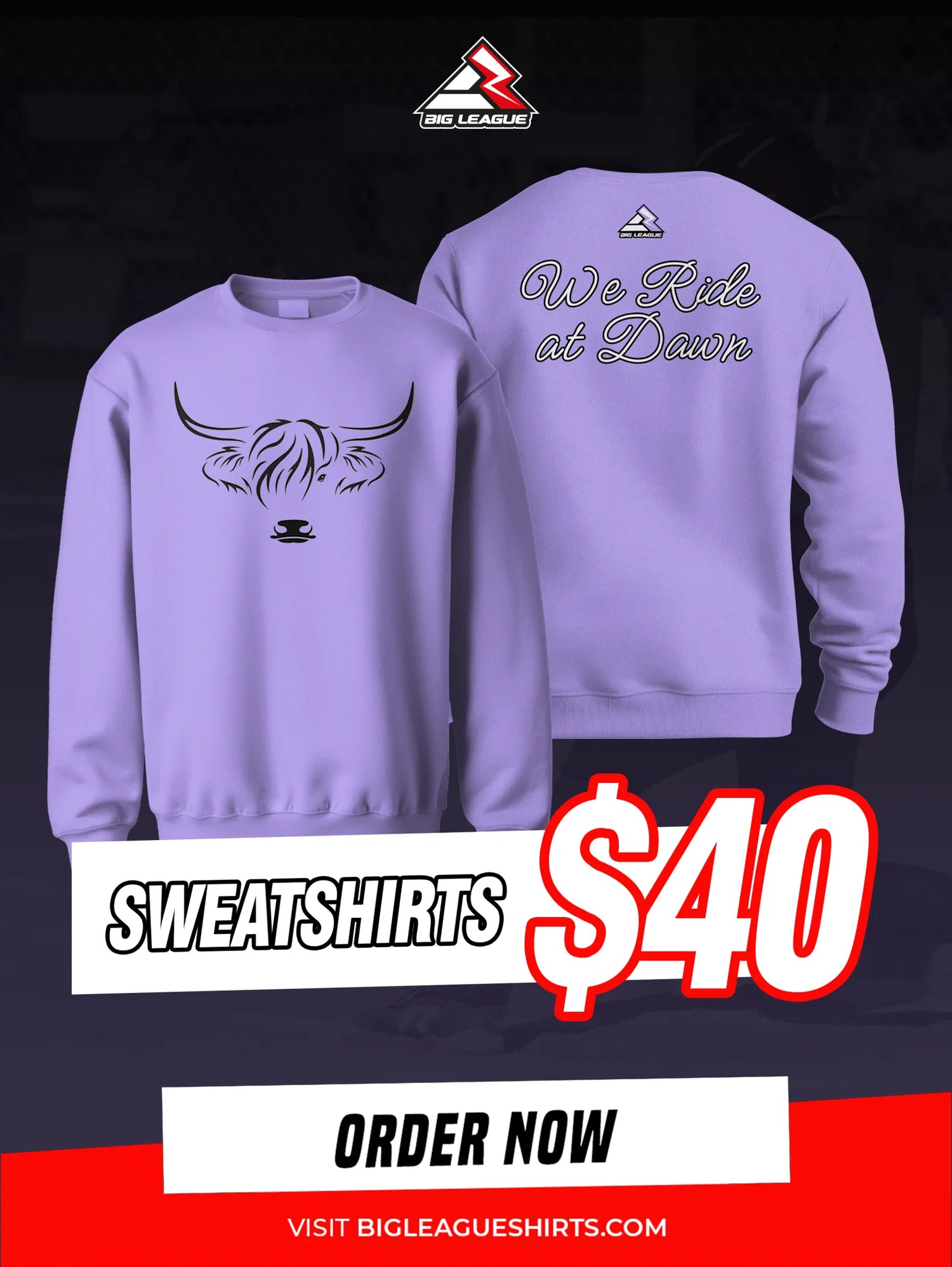 Sweatshirts / Purple - Black