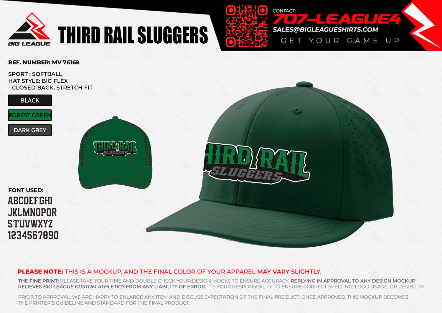 Hats (minimum of 6) / Forest Green
