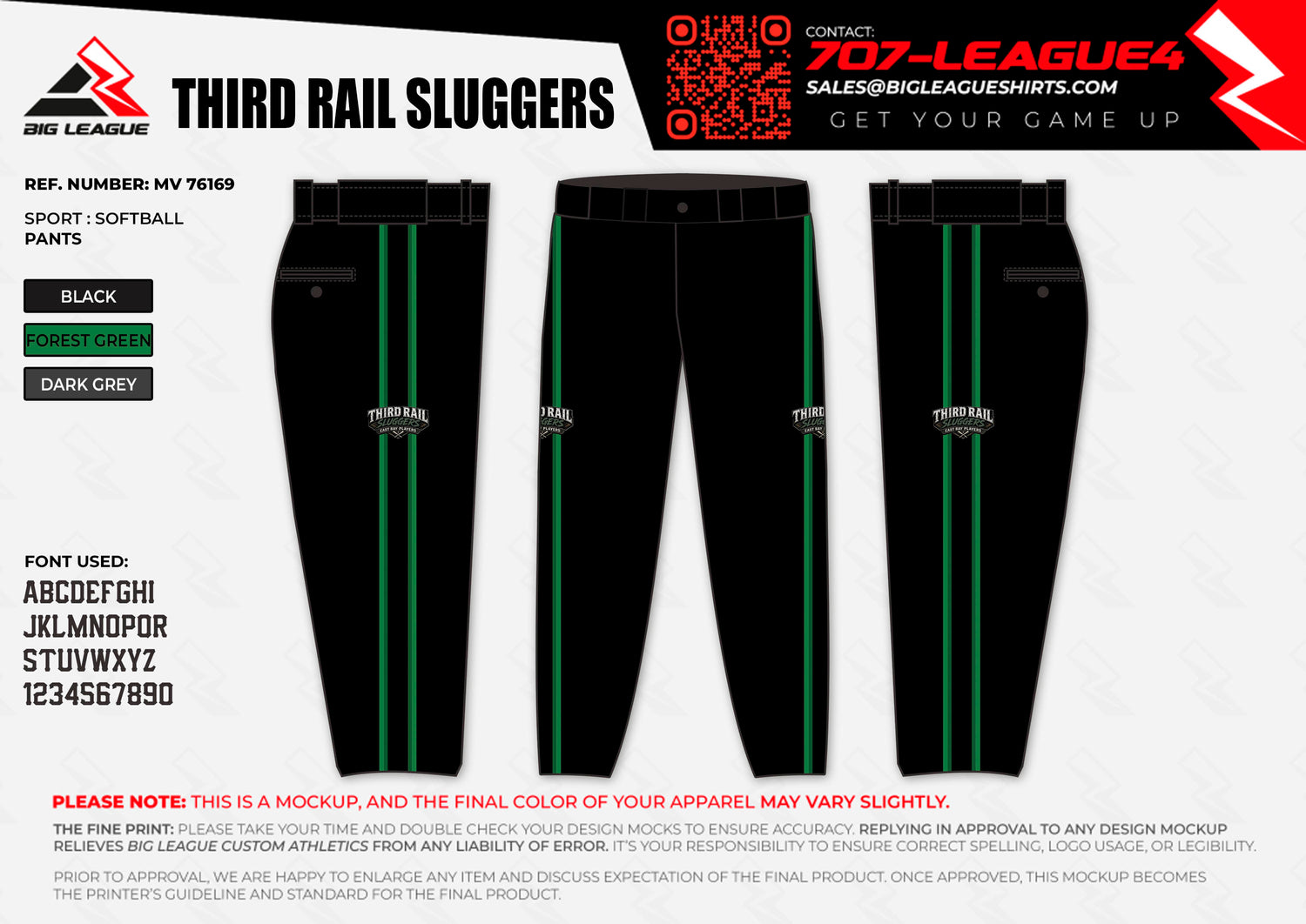 Pants / Forest Green