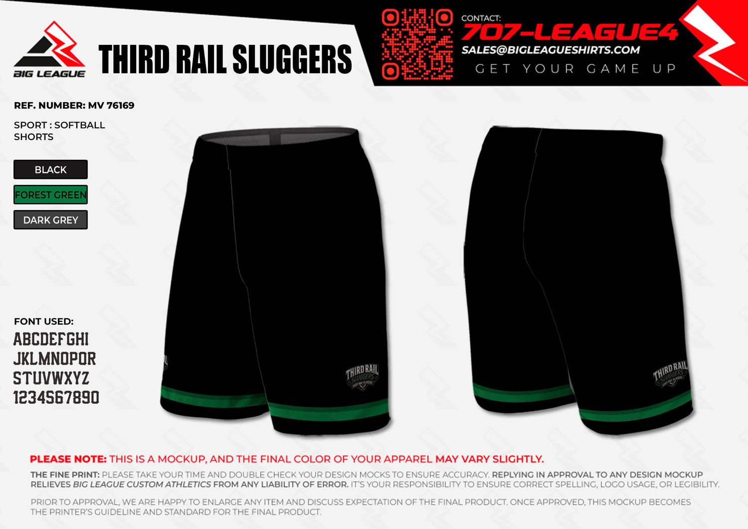 Shorts / Forest Green
