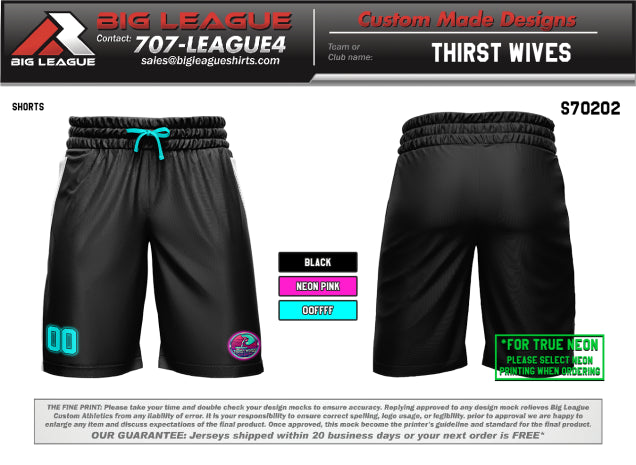 Shorts w/ (NEON & Athletic Fit)