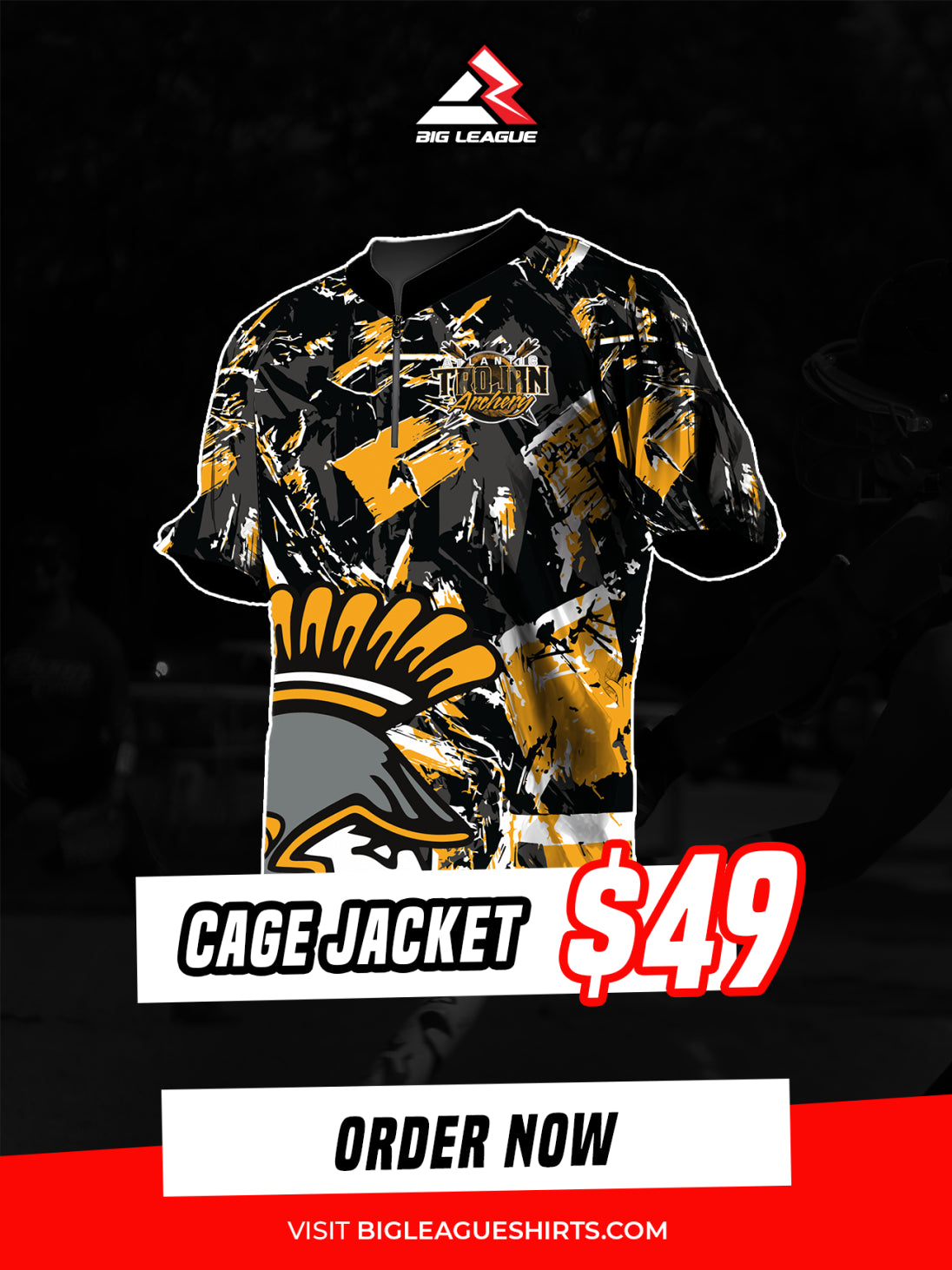 Cage Jacket / Black Pattern