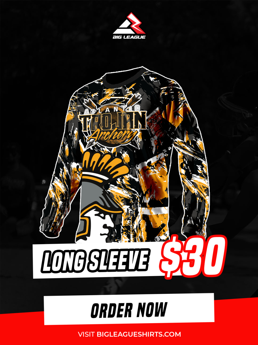 Long Sleeve / Black Pattern