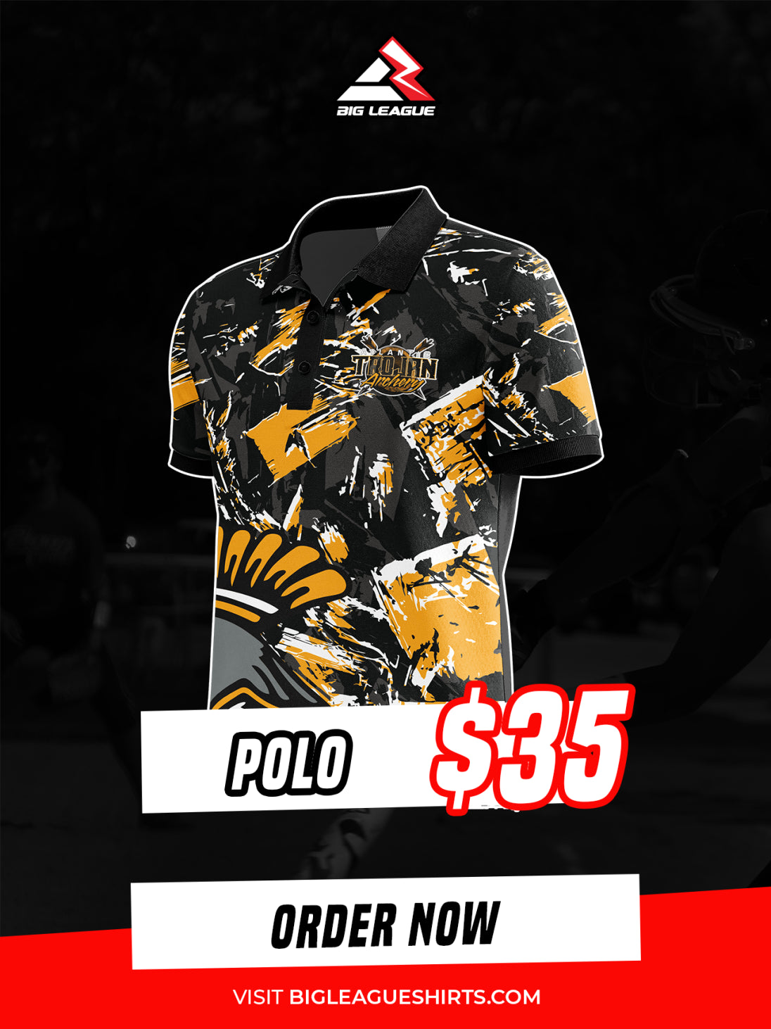 Polo / Black Pattern