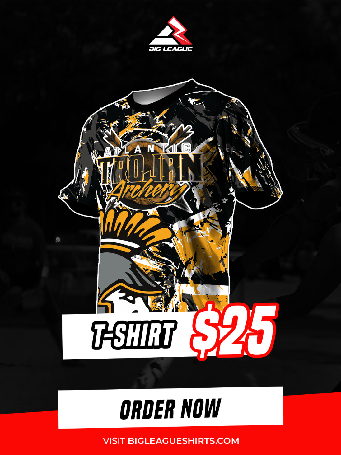 T-Shirt / Black Pattern