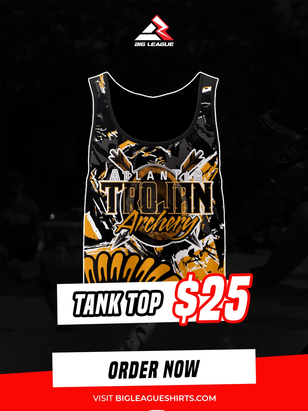 Tank Top / Black Pattern