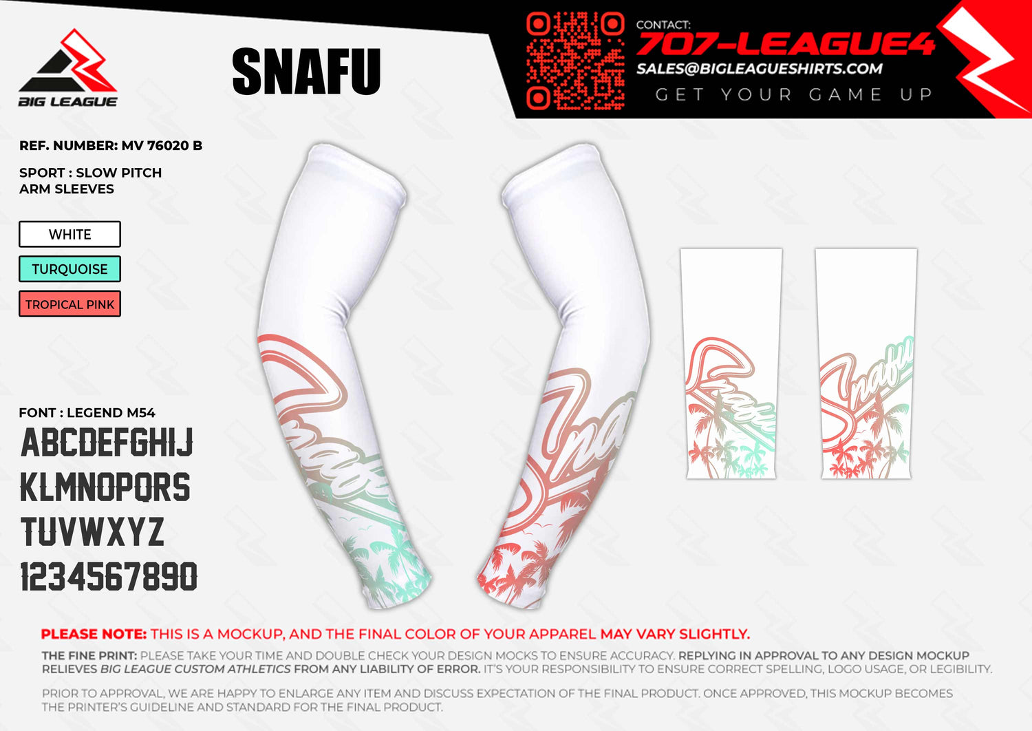 Armsleeve / Tropics - White