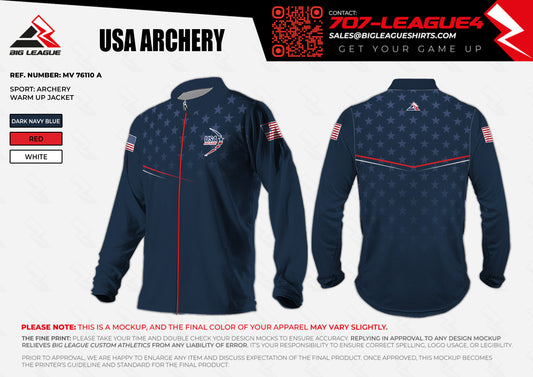 2026 USA Archery -- Warm Up Jacket - Free