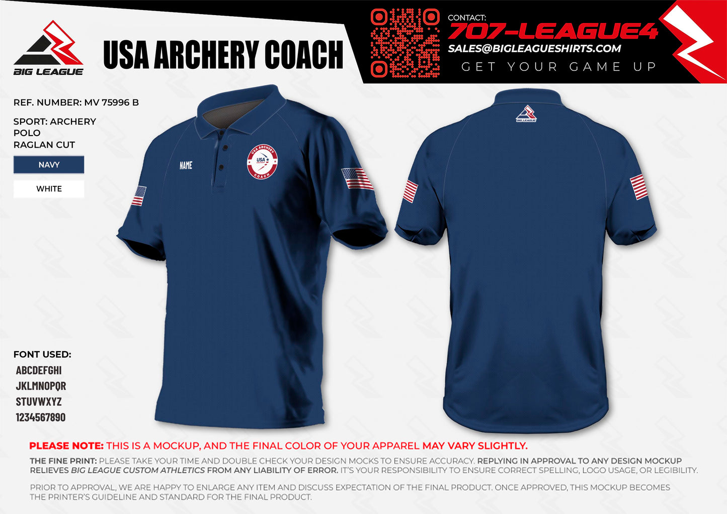 2026 USA Archery - Coach Polo